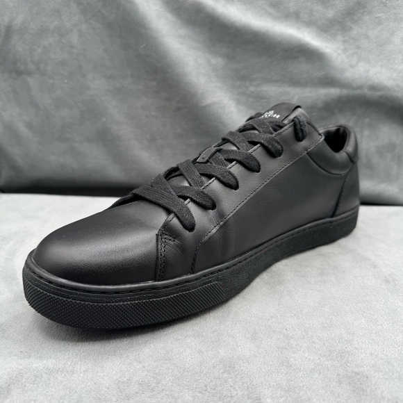 Coach C126 Low-Top Sneakers Men’s Shoes Size 12 Black Leather Stylish Comfort - Picture 4 of 14